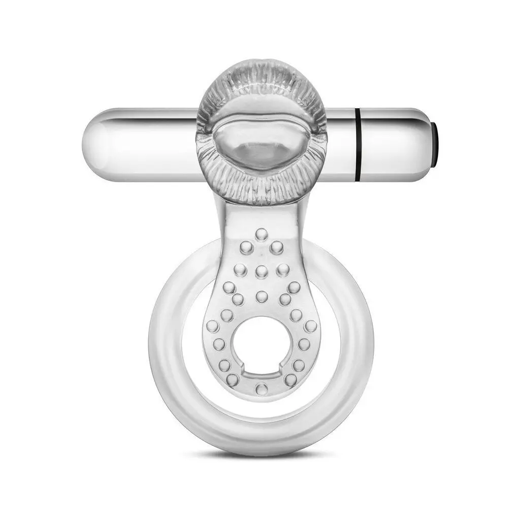 Stay Hard - 10 Function Vibrating Tongue Ring - Clear 1