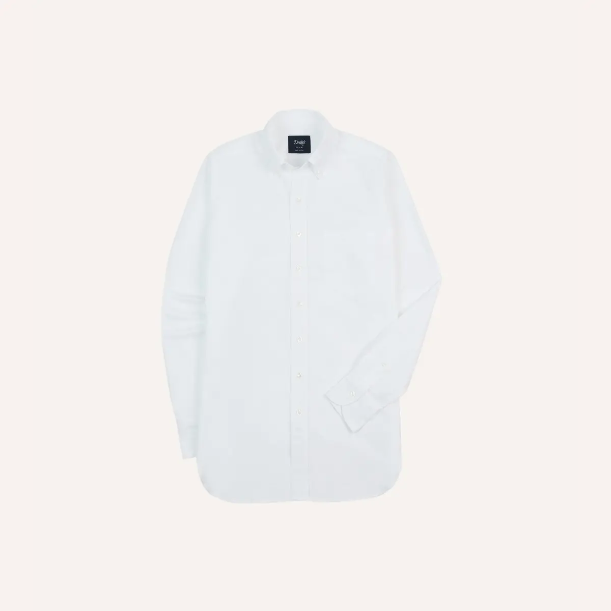 White Oxford Button Down Shirt Italy 1