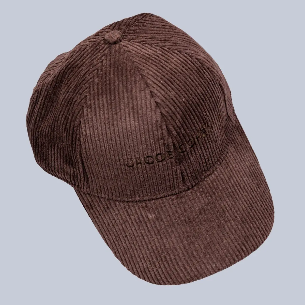 Brown Corduroy Baseball Cap 1