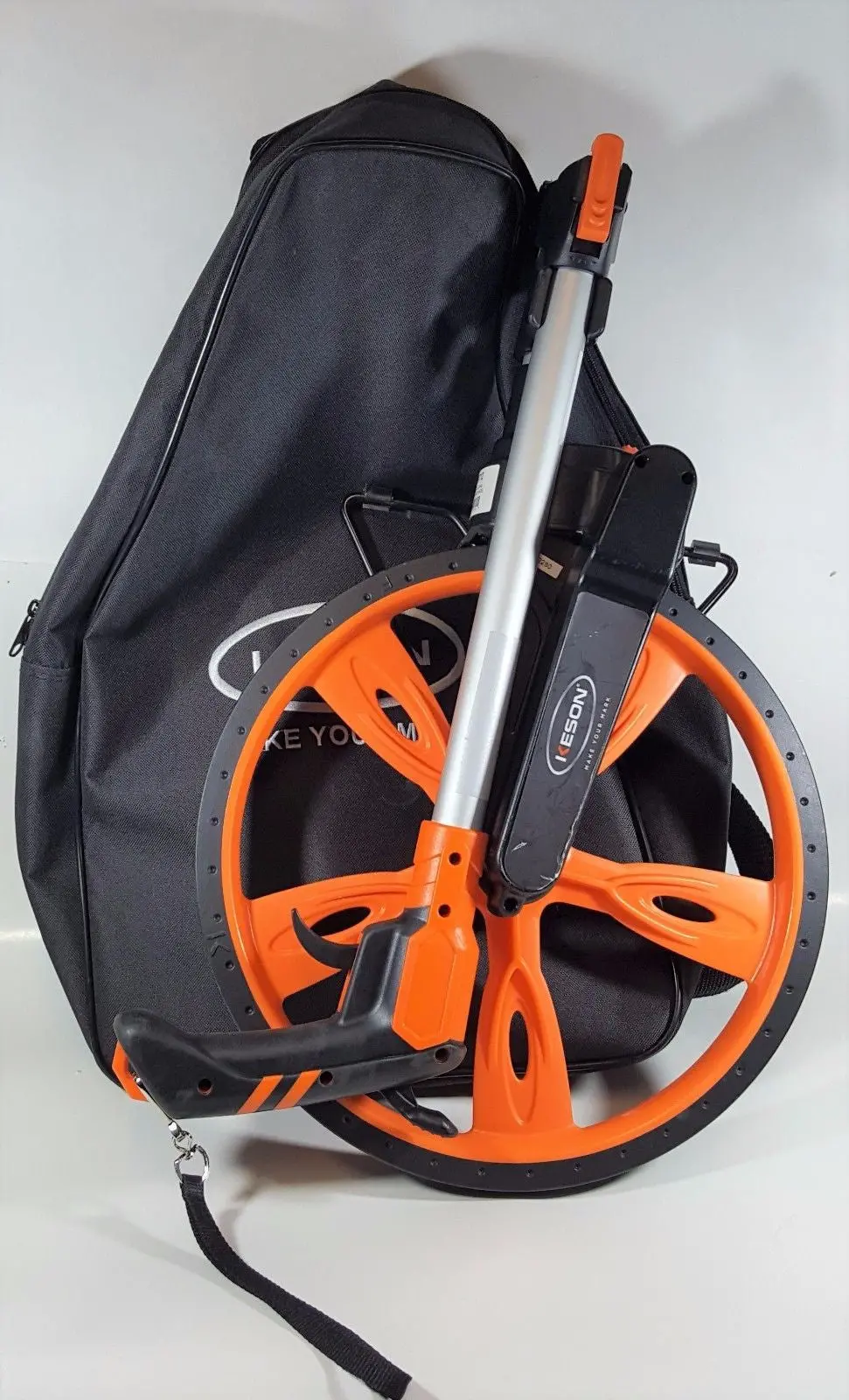 Folding Measuring Wheel W/Backpack Case, Trigger Brake & Reset Keson Rrt12 1