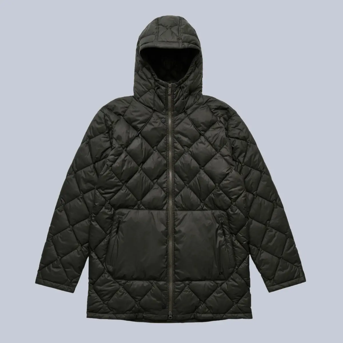 Olive Technical Parka Jacket 1