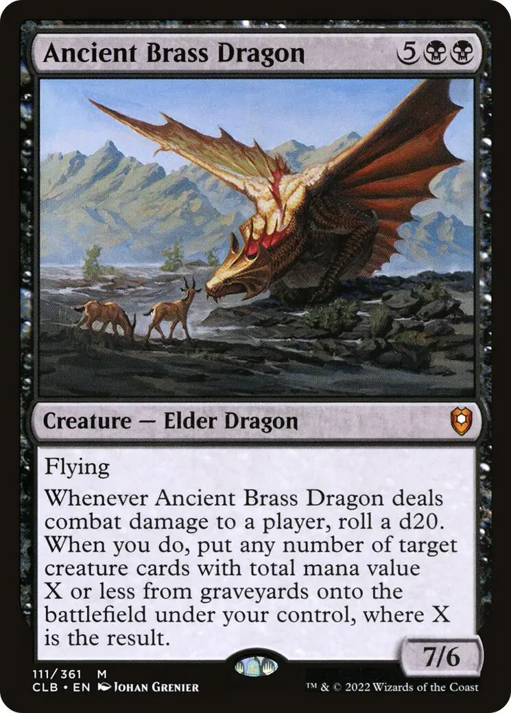 Ancient Brass Dragon [Clb - 111] 1