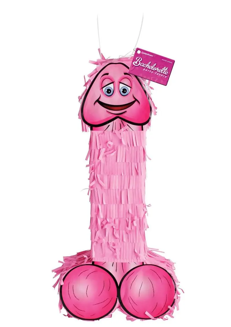 Bachelorette Party Favors Pecker Pinata 18In - Pink 1