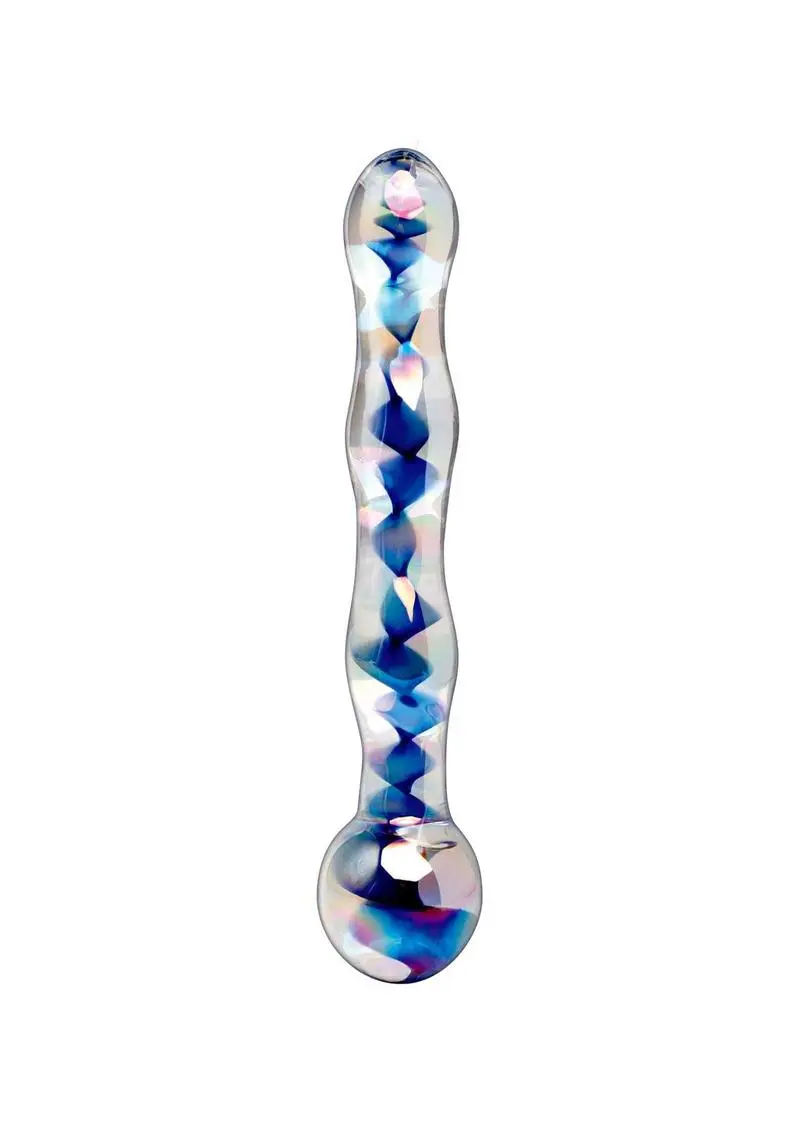 Icicles No. 8 Beaded Glass Dildo 7In 1