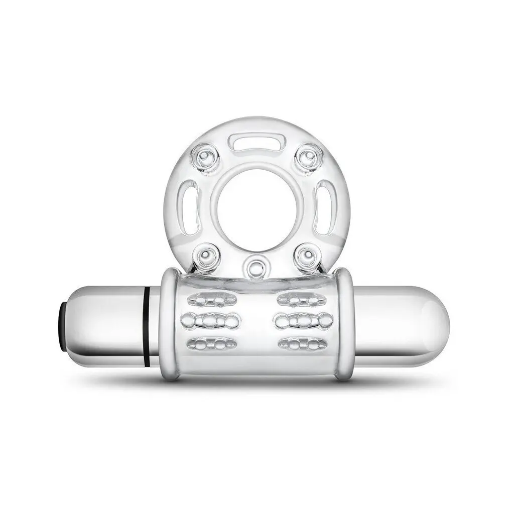 Stay Hard - 10 Function Vibrating Mega Bull Ring - Clear 1