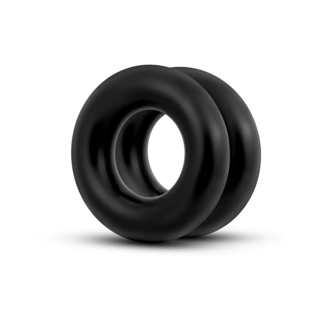 Stay Hard - Donut Rings Oversized - Black 2