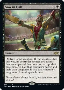 Saw In Half (Galaxy Foil) [Unf - 374] 1