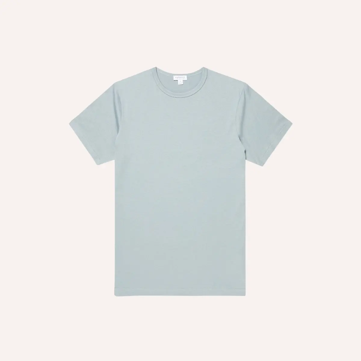Stone Blue Classic Cotton T-Shirt 1