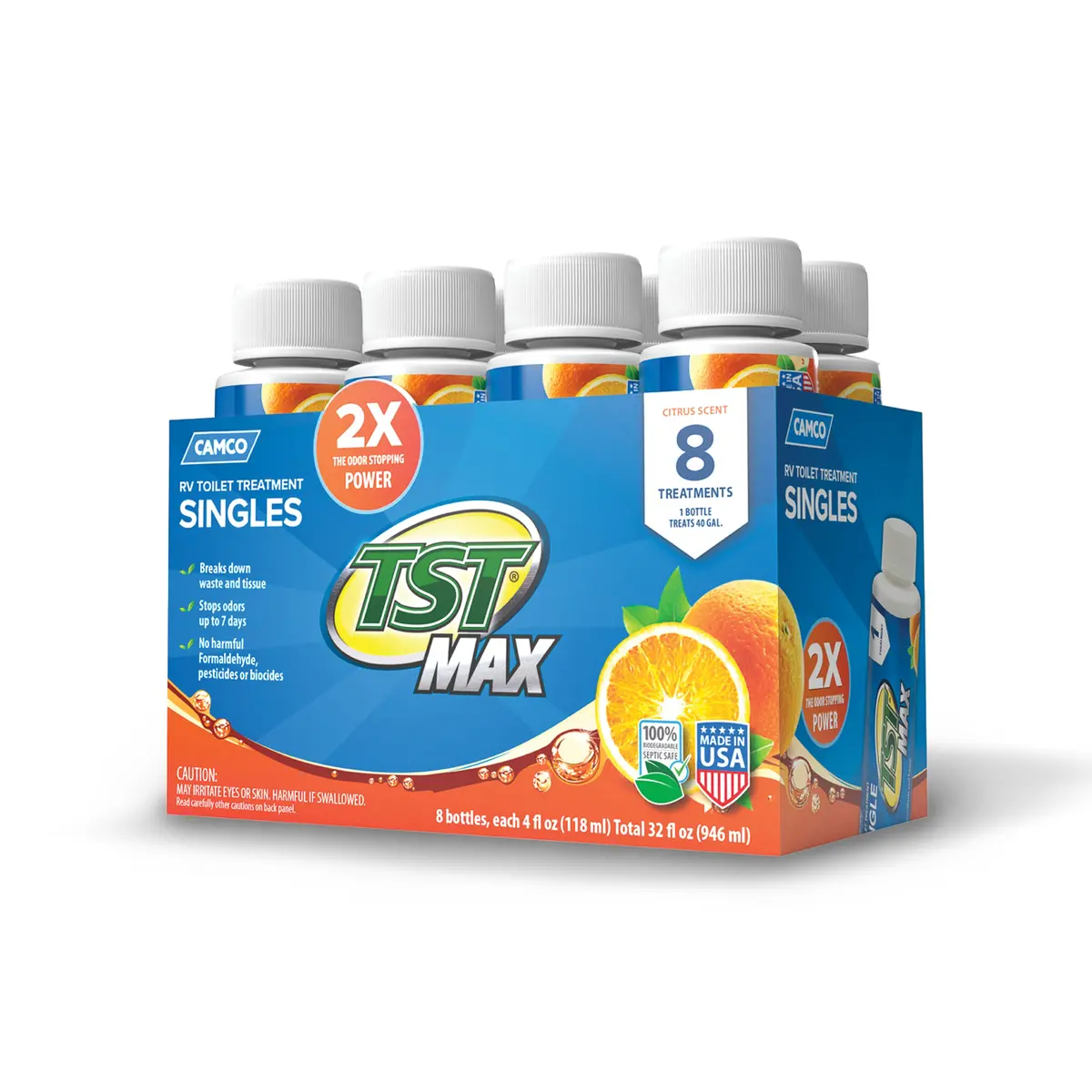 Tst Max Orange Singles, 8-4Oz Bottles 1