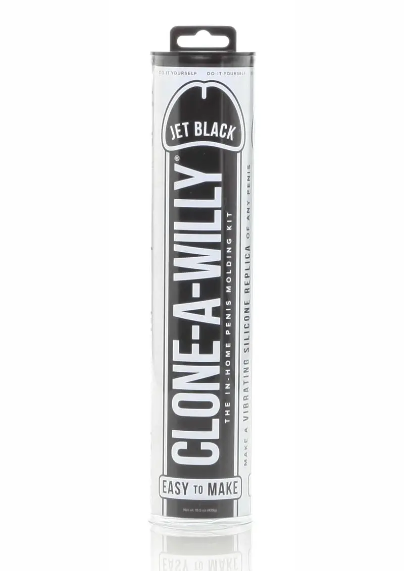 Clone-A-Willy Silicone Dildo Molding Kit With Vibrator - Jet Black 1