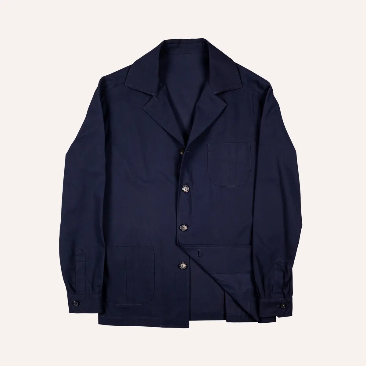 Navy Cotton Desert Jacket 1