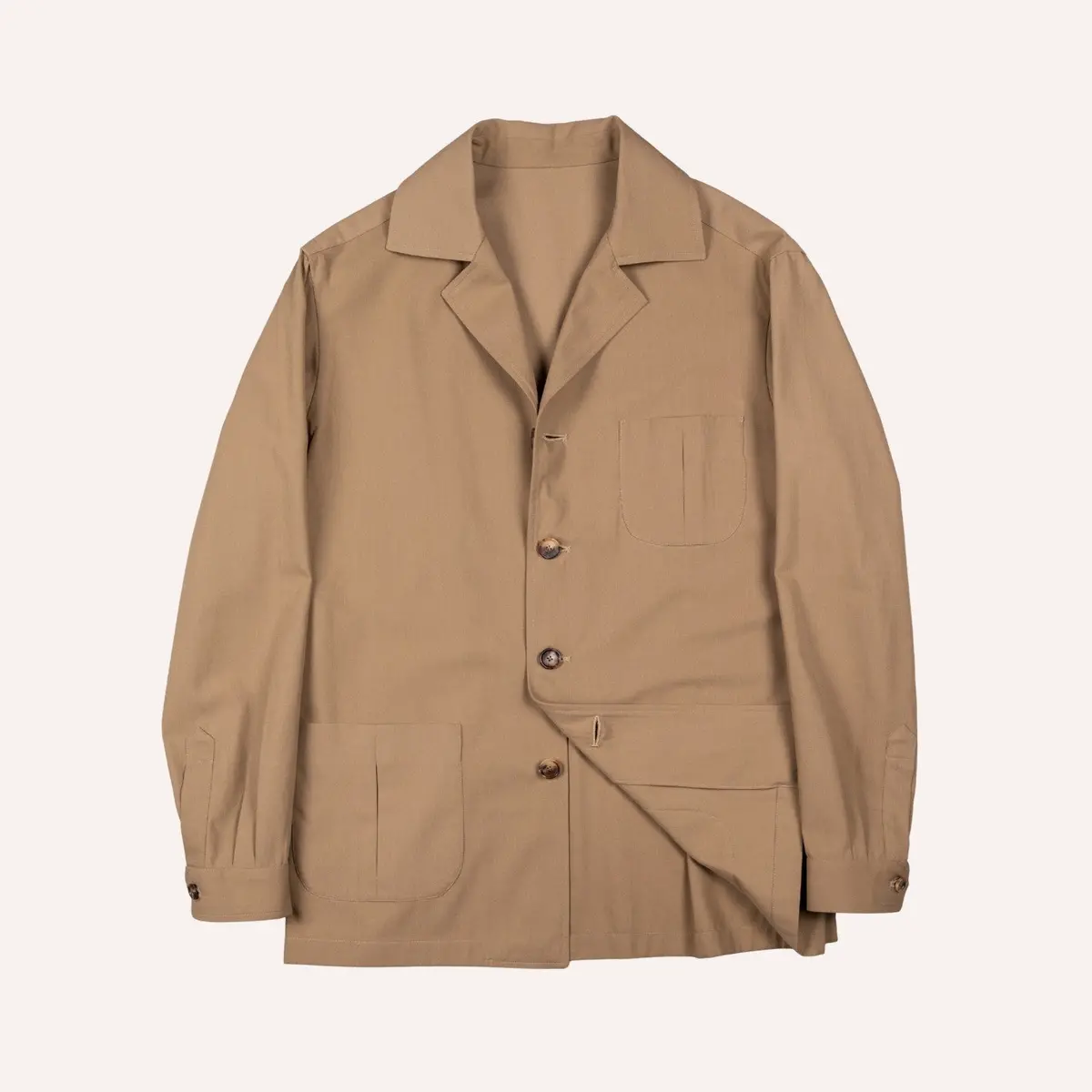 Khaki Cotton Desert Jacket 1