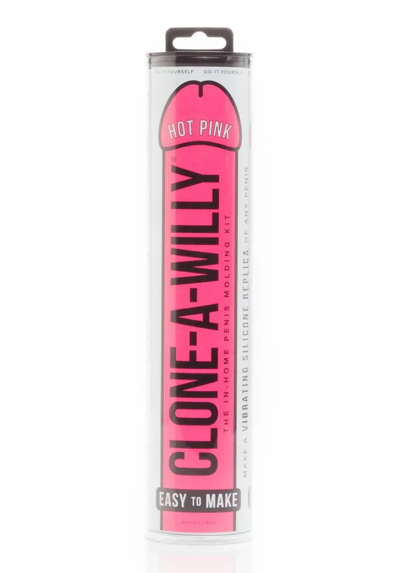 Clone-A-Willy Silicone Dildo Molding Kit With Vibrator - Hot Pink 1