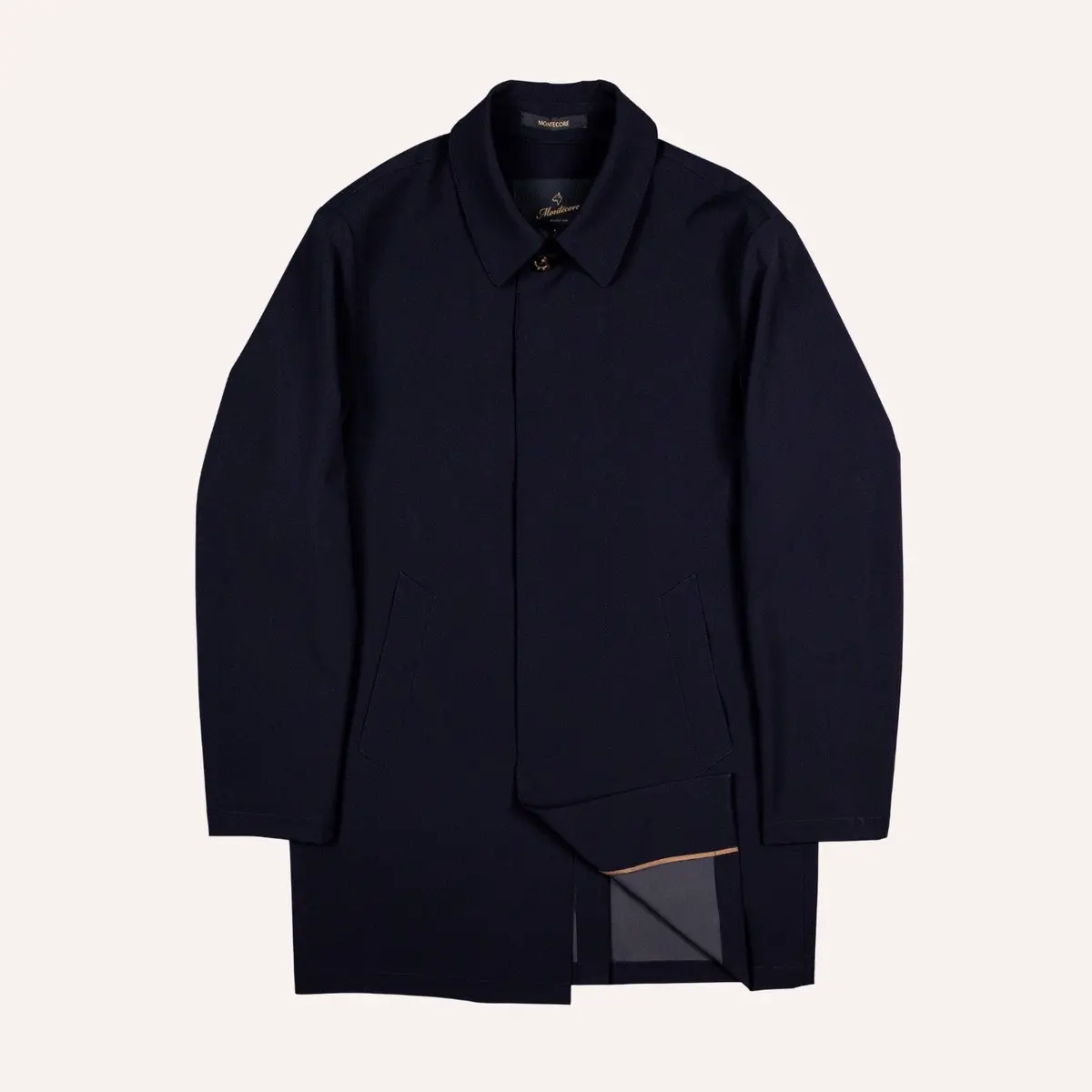 Navy Unlined Technical Car Coat 1
