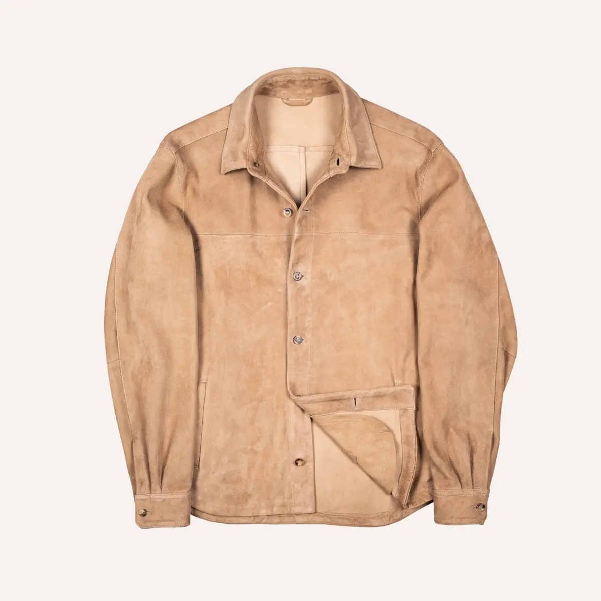Mid Brown Suede Jacket 1