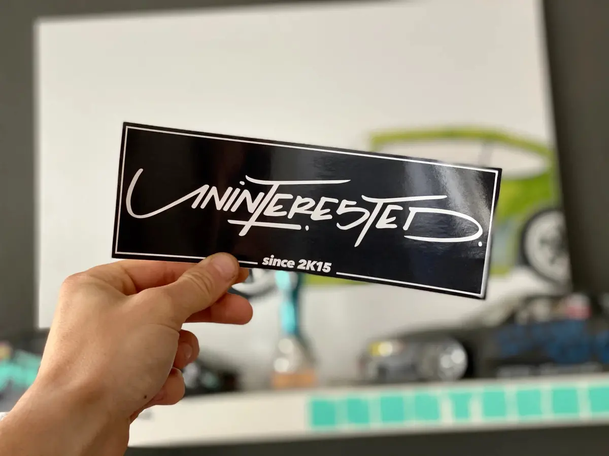 Uninterested - B/W Slap 1