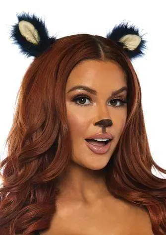 Furry Animal Costume Ear Hair Clips 1