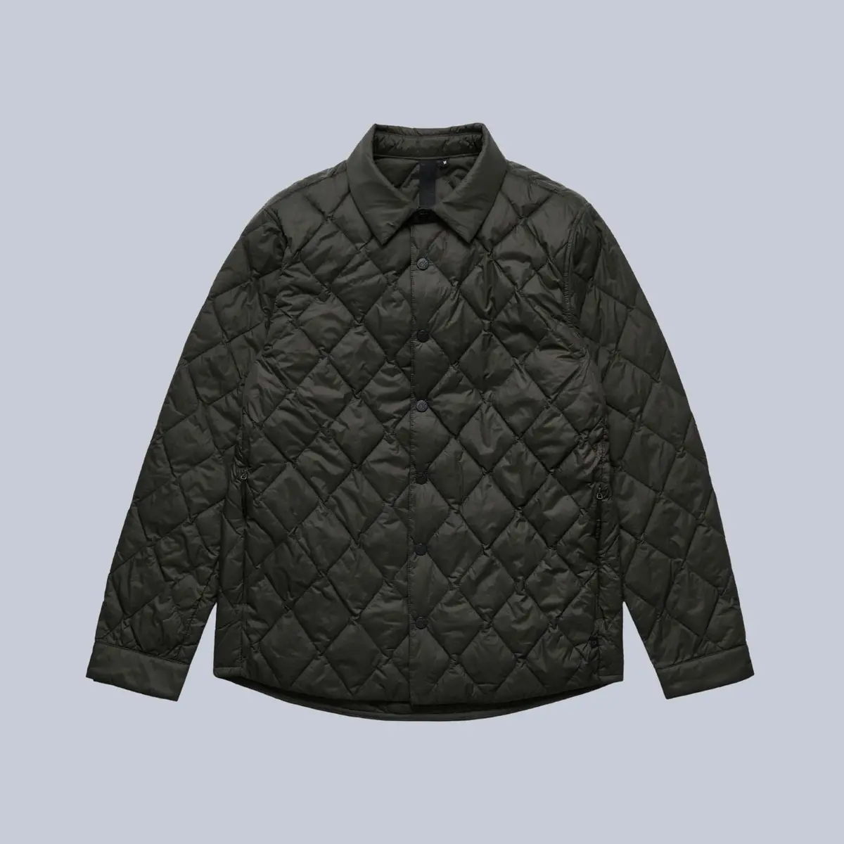 Olive Technical Padded Overshirt 1