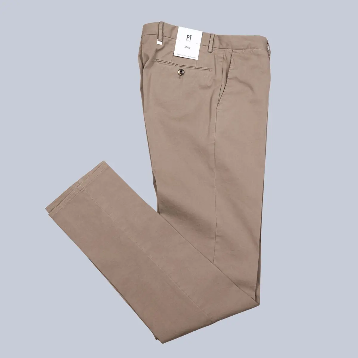 Taupe Cotton Chino 1