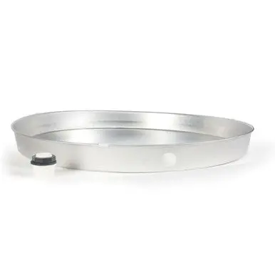 Wh Drain Pan - 24" Id Alum Short W/Pvc Fitting (E/F) 1