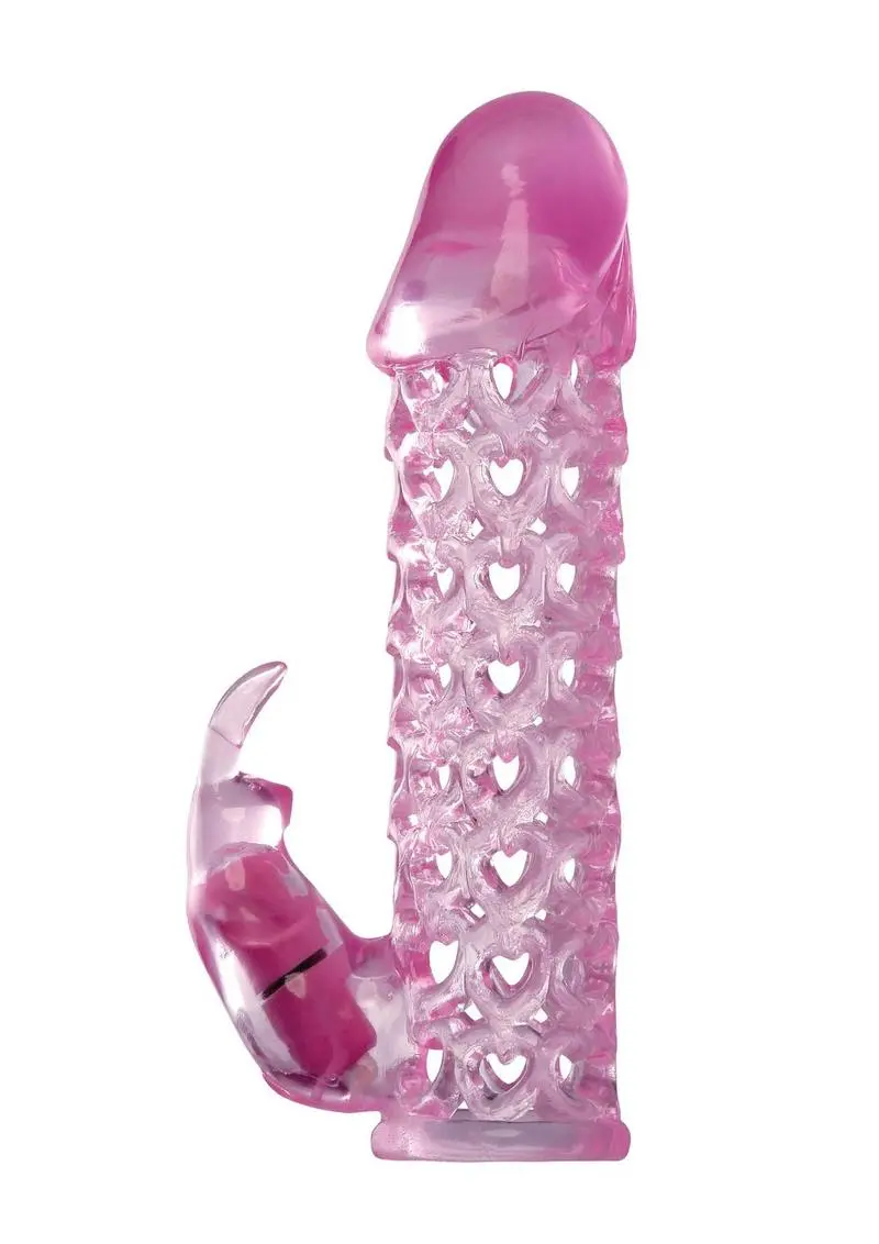Fantasy X-Tensions Vibrating Couples Cock Cage 6.25In - Pink 1