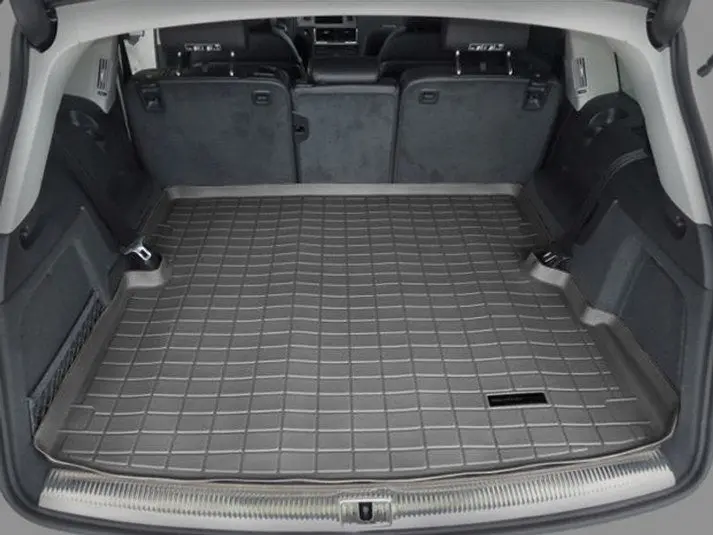 Alfombra Weathertech Para Audi Q7 2007-15. Cargo Liner Para El Baul En Color Negro. 1