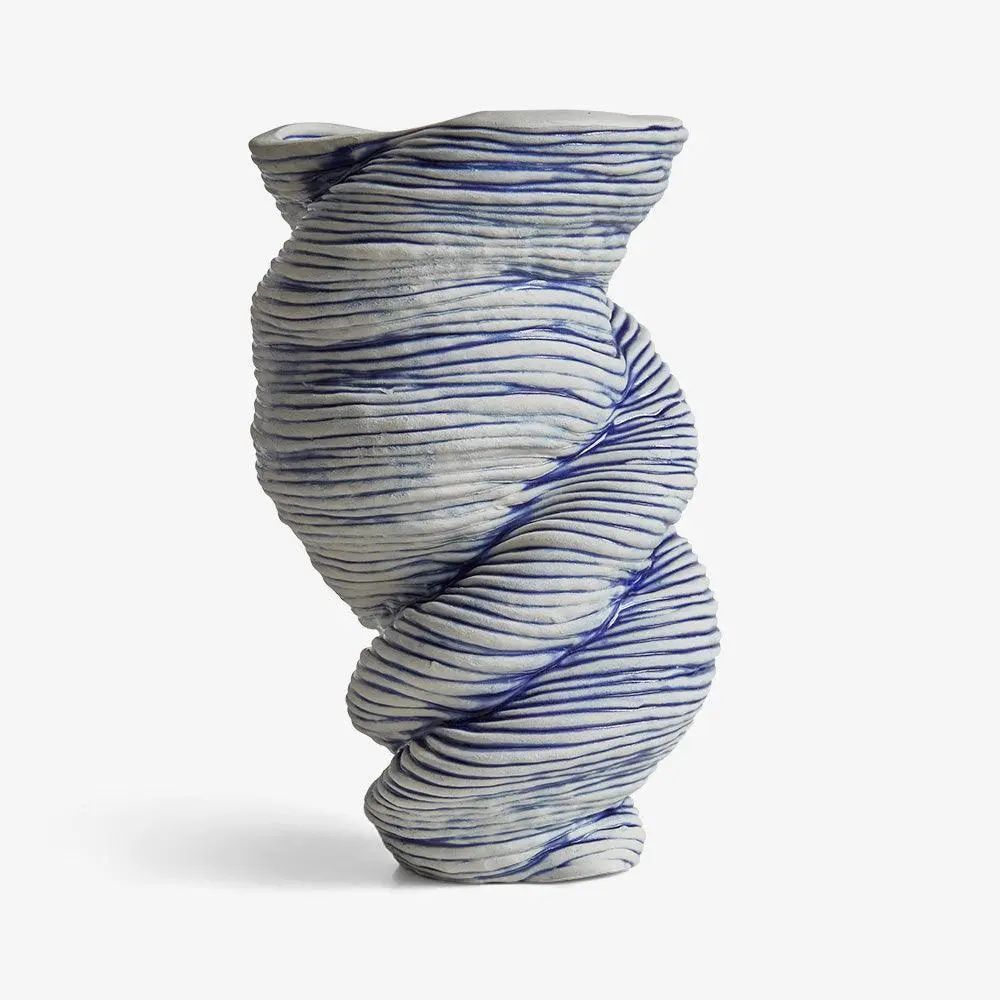 #41 Porcelain Small Vase - Blue Glaze 1