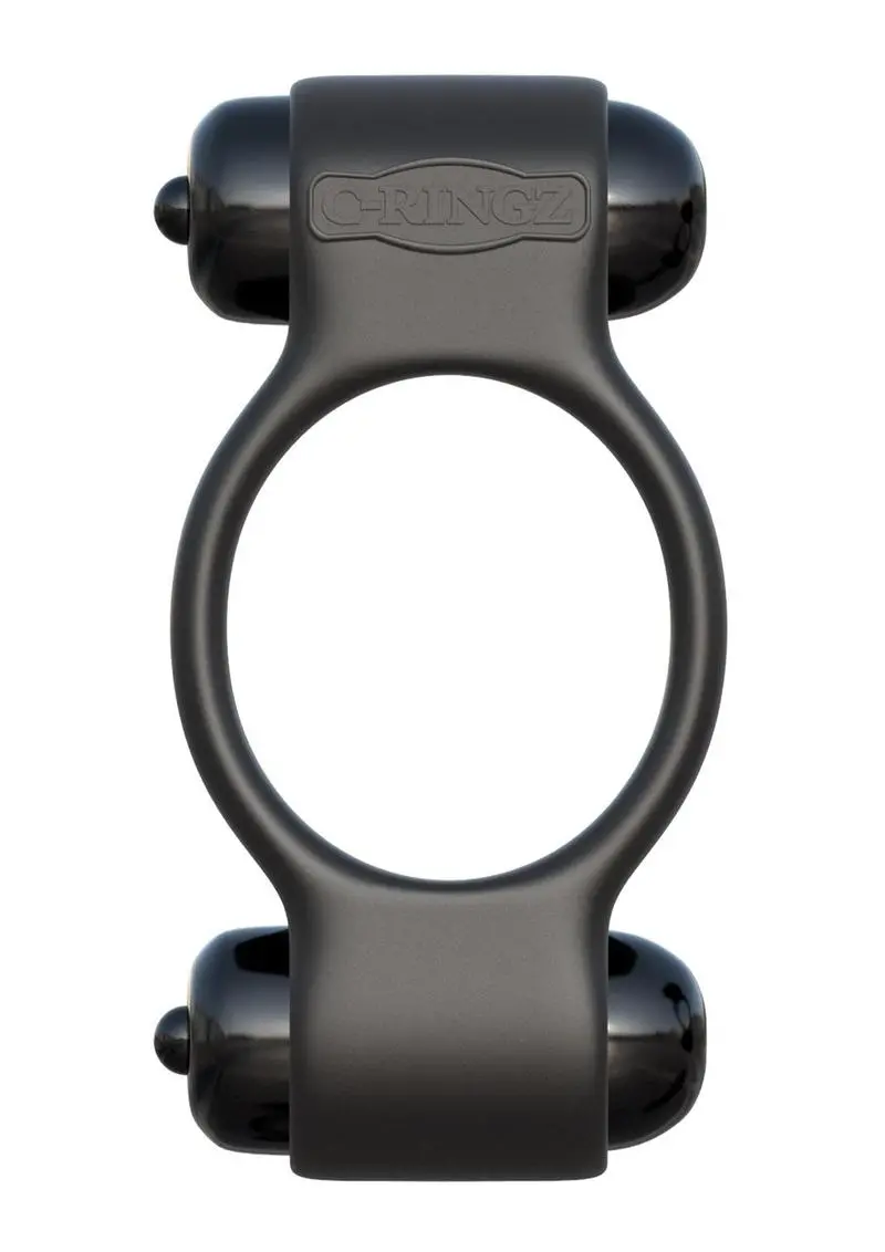 Fantasy C-Ringz Magic Touch Couples Cock Ring With Bullet - Black 1