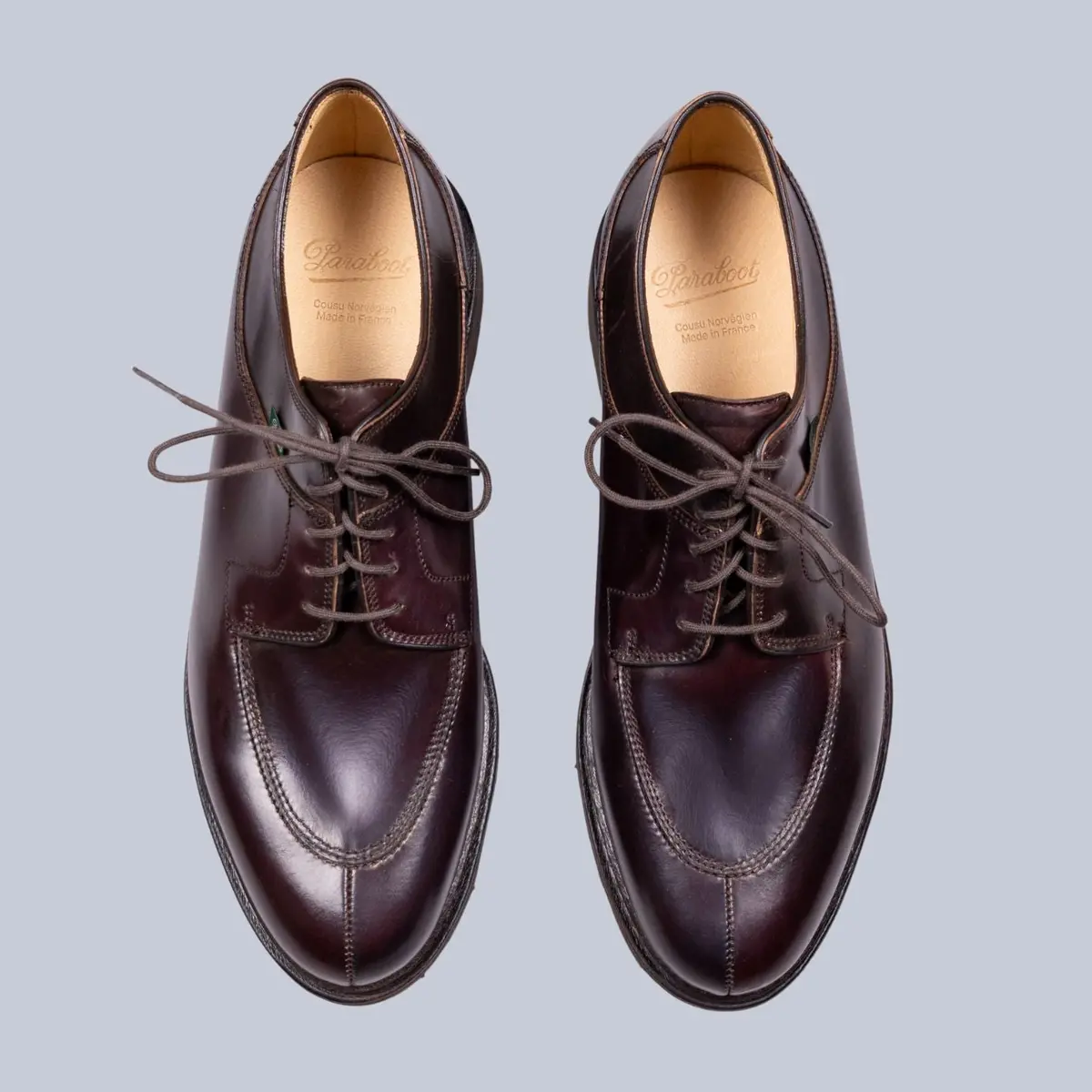 Oxblood Cordovan Avignon Split Toe Derby Shoes 1