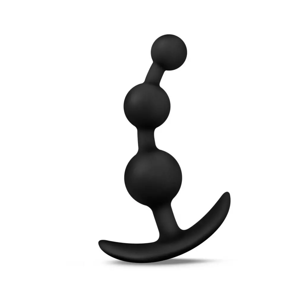 Anal Adventures - Platinum - Small Anal Beads - Black 1