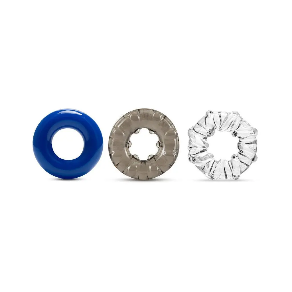 Stay Hard - Triple Stretch 3 Pack Cock Rings 1