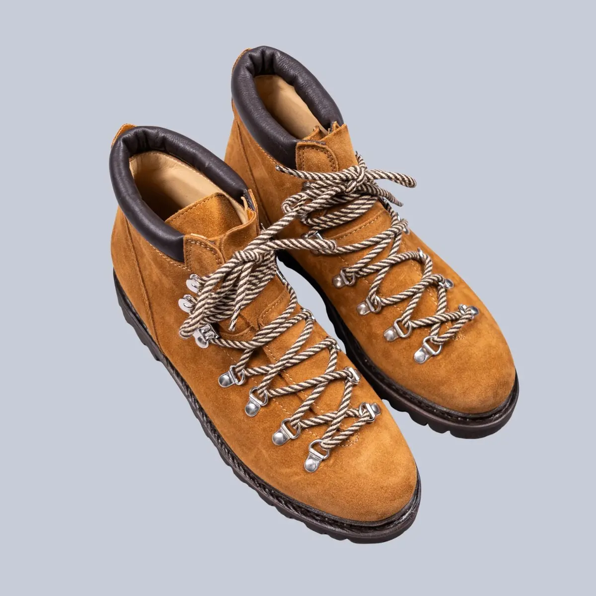 Whiskey Brown Suede Avoriaz Hiking Boots 1