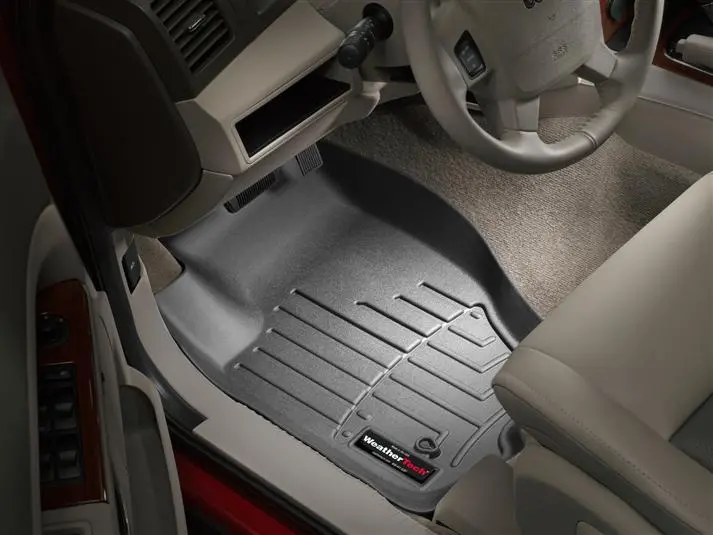 Alfombra Weathertech Para Jeep Commander / Grand Cherokee  2006-11 Kit Con Bandeja Floorliner 1Ra Y 2Da Fila En Color Negro 1