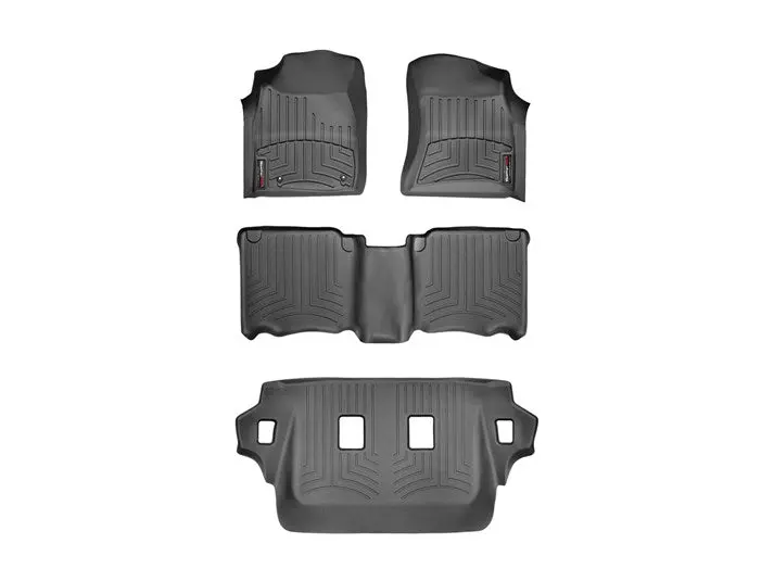 Alfombra Weathertech Para Toyota Fortuner 2012-2015. Incluye: Kit Con Floorliner En Color Negro. 1