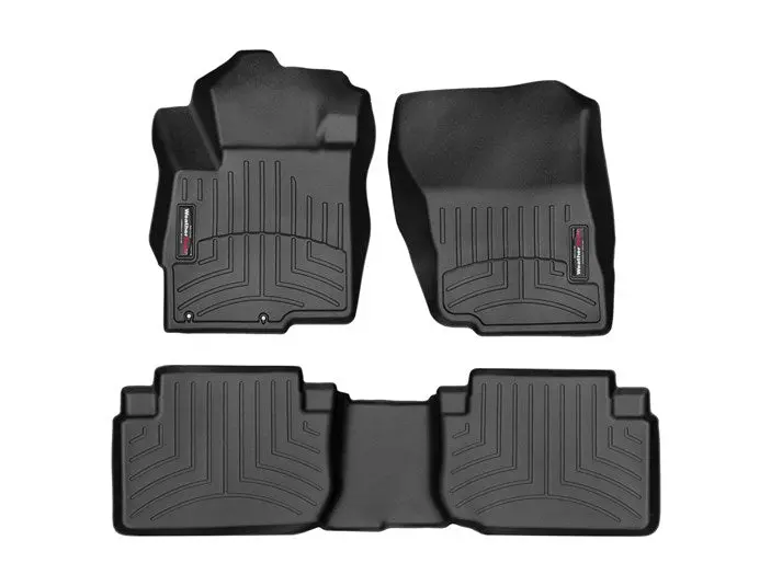 Alfombra Weathertech Bandeja Floorliner 1 Y 2 Fila Para Mitsubishi  Eclipse Cross 2018 En Adelante En Color Negro 1