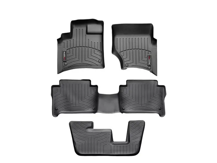 Alfombra Weathertech Bandeja Floorliner 1 2 Y 3Era Fila Para Audi Q7 2007-2015 En Color Negro 1