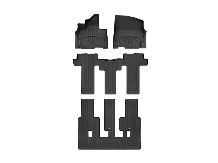 Alfombra Weathertech Floorliner 1 2 Y 3Era Fila Para Kia Carnival 2022-2023 1