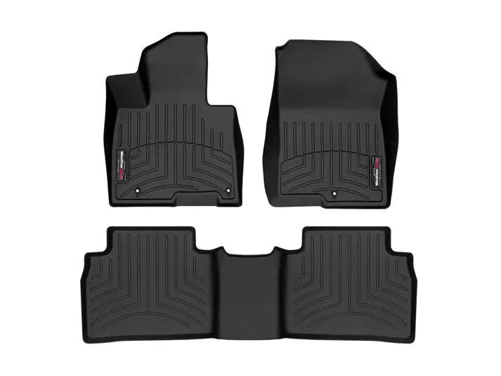 Alfombra Weathertech Bandeja Floorliner 1Era Y 2Da Fila Color Negro Para Hyundai Tucson Y Santa Cruz 2022 En Adelante 1