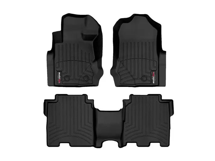 Alfombra Weathertech Bandeja Floorliner 1 Y 2 Fila Para Ford Bronco 2021+  En Color Negro 1