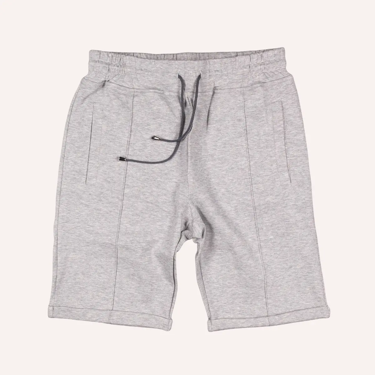 Grey Cotton Jersey Weekend Shorts 1