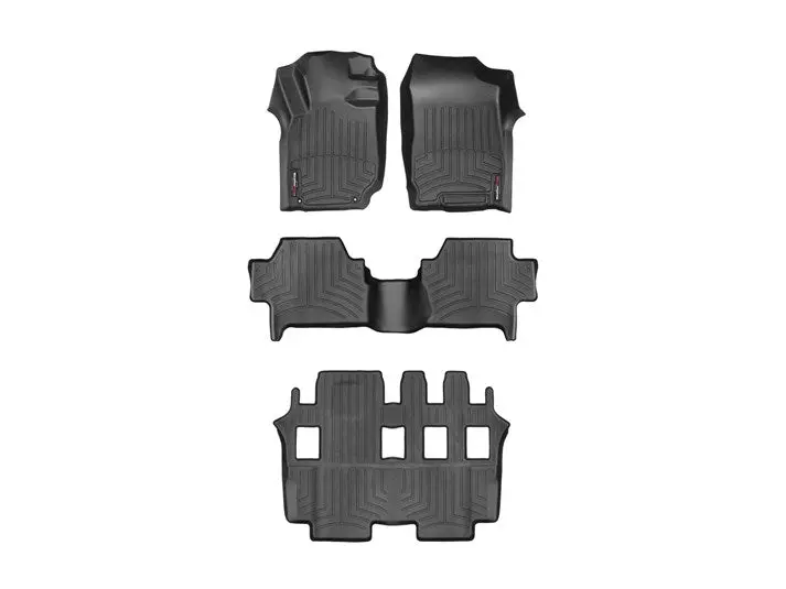 Alfombra Weathertech Bandeja Floorliner Para Mitsubishi Nativa 2009 En Adelante Color Negro 1