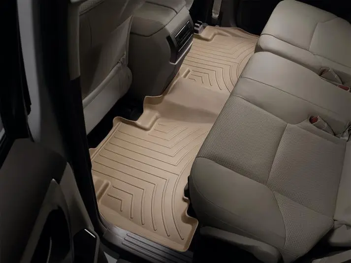 Alfombra Weathertech Toyota Prado 4Runner Y Lexus Gx 460 2013+ Kit Con Floorliner 1Ra Y 2Da Fila En Color Beige. 2