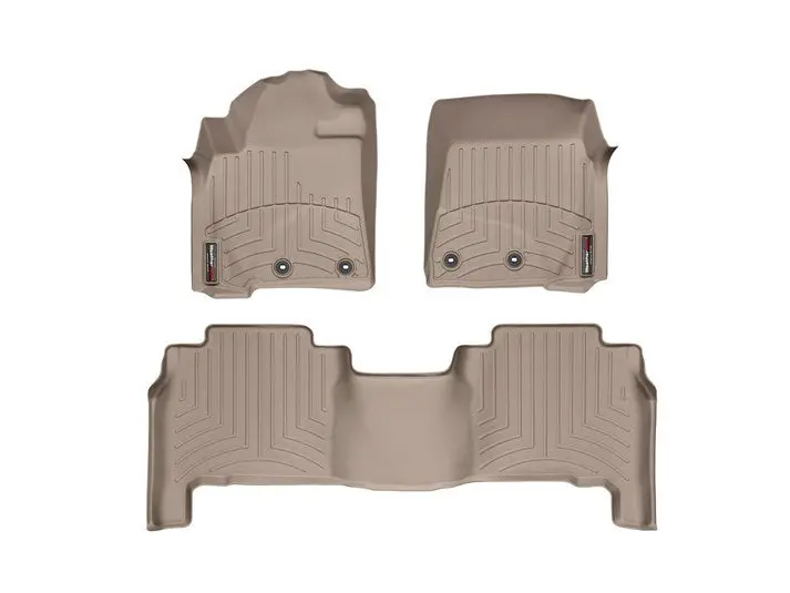 Alfombra Weathertech Para Toyota Fortuner 2012-2015. Incluye: Kit Con Floorliner En Color Beige 2
