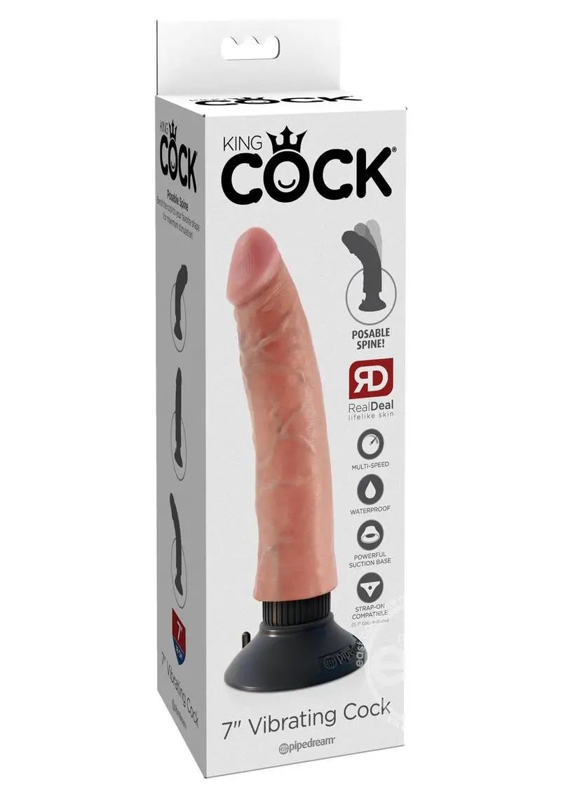 6" Vibrating Cock 1