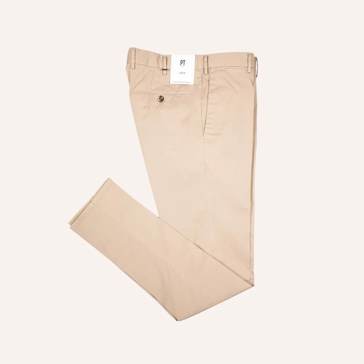 Beige Cotton Chino 1