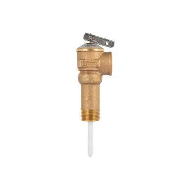 T&P Valve 3/4" W/2.5" Shank 4" Probe Coated, 150Psi 1