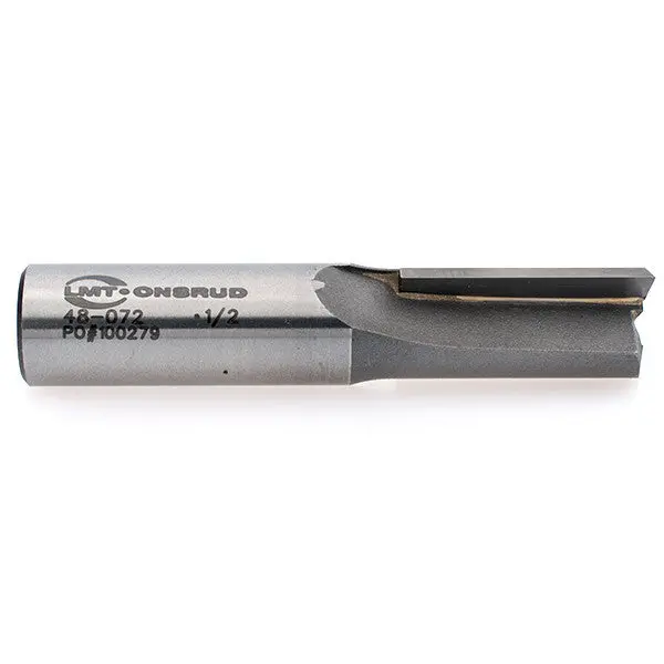 1/2" Carbide Tipped Two Flute Straight V Flute 1