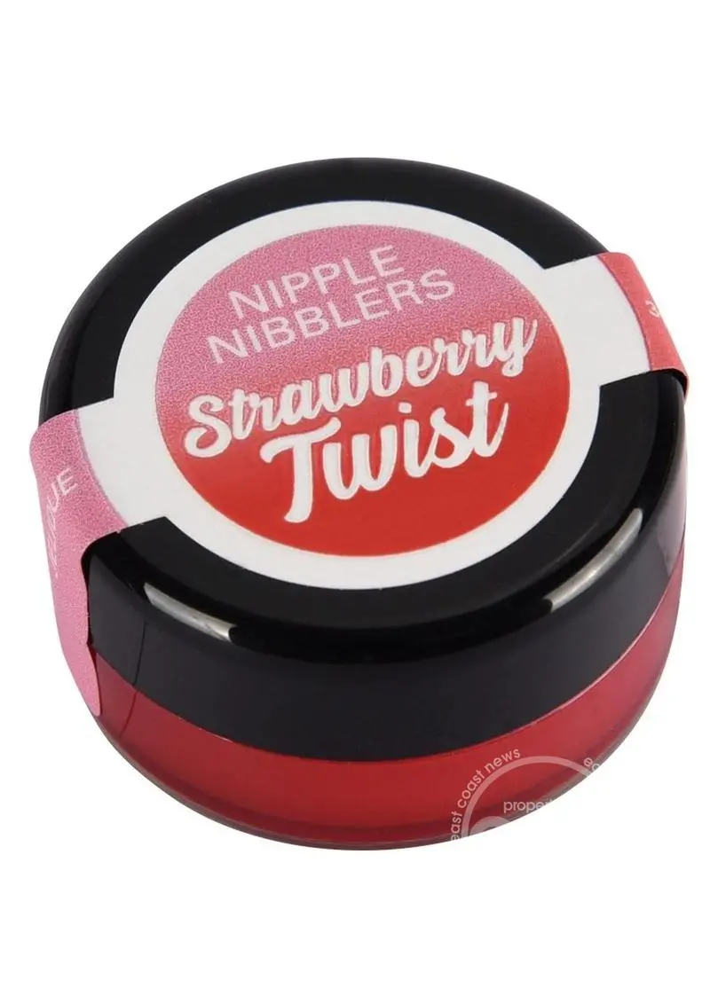 Jelique Nipple Nibblers Cool Tingle Balm Strawberry Twist 3 Gm. 1 Pc. 1