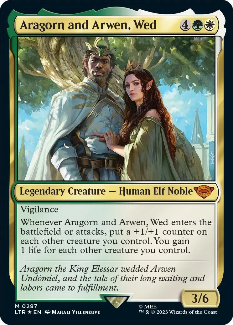 Aragorn And Arwen, Wed [Ltr - 287] 1