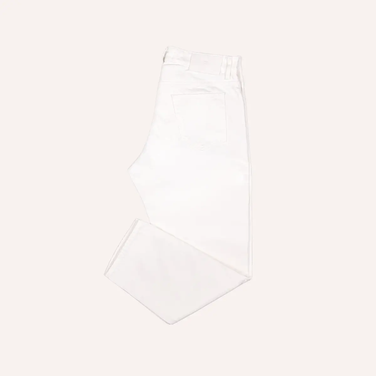 Ecru Denim Carrot Fit 1